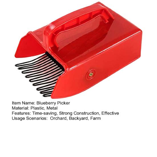 Helpful Safe Lightweight Blueberry Picking Tool Manual Anti-rust for Farm