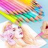 12/24Colors Set Makaron Color Pencils Sketching Wood Colored Pencils Painting For Student Artist Drawing Art Supplies