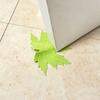 Green Maple Leaf Door Stopper Wedge 3D Printed Simulation Leaf Model Windproof Anti-collision Carpet Tile Concrete Wooden Floor Decorative Doorstop