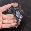 Ruby In Blue Kyanite Pendant Copper Wire Wrapped Pendant Dragon Pendant Handmade Pendant Gemstone Copper Jewelry Wedding Gift Dainty Pendant