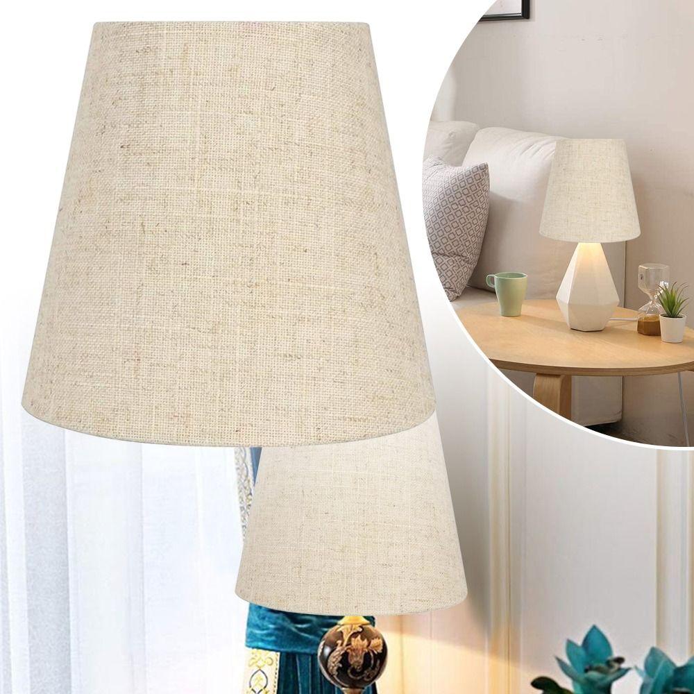 Beige Lighting Fixtures Fabric Cloth Lampshade Accessories Lamp Shade Floor Lamp
