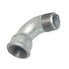 Malleable Cast Iron Threaded Fitting 90° Short 1 1/4 Inch, Elbow, Galvanized