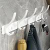 Dual Hanger Coat Hook 3 6 Hangers Bathroom Clothes Hook Hanging Clothes Hat Storage Towel Rack Coat Rack