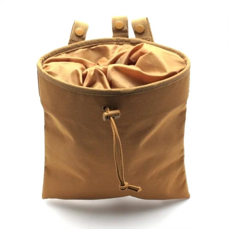 Outdoor Sports Large Recycling Bag Tactical Folding Storage Pack Small Waist Pack Miscellaneous Storage Bag Molle Attachment Pouch