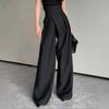 SpringAutumn KoreanStyle HighWaist WideLeg Pants for Women Draped Slimming Relaxed Suit Trousers FloorLength