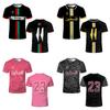 Fashionable 2025 Football Suit Summer Trendy Round Neck 3D Printed Outdoor Sports Breathable Large Uniex Loose T-shirt Moto