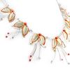 [D2255] - Orange 'Gala' Designer Necklace