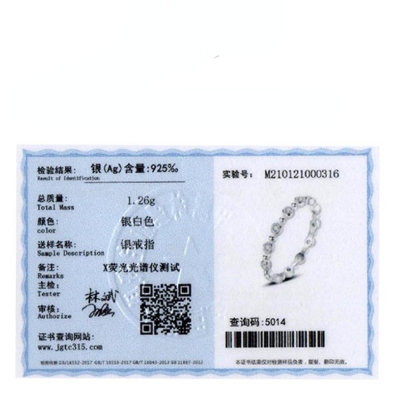 Tancise Classic 925 Sterling Silver  Zircon Ring Ladies Jewelry Wedding Promise Party Gift