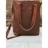 Leather Tote Shoulder Bag Shopping Handmade Purse Bag Women Bag 14" Women