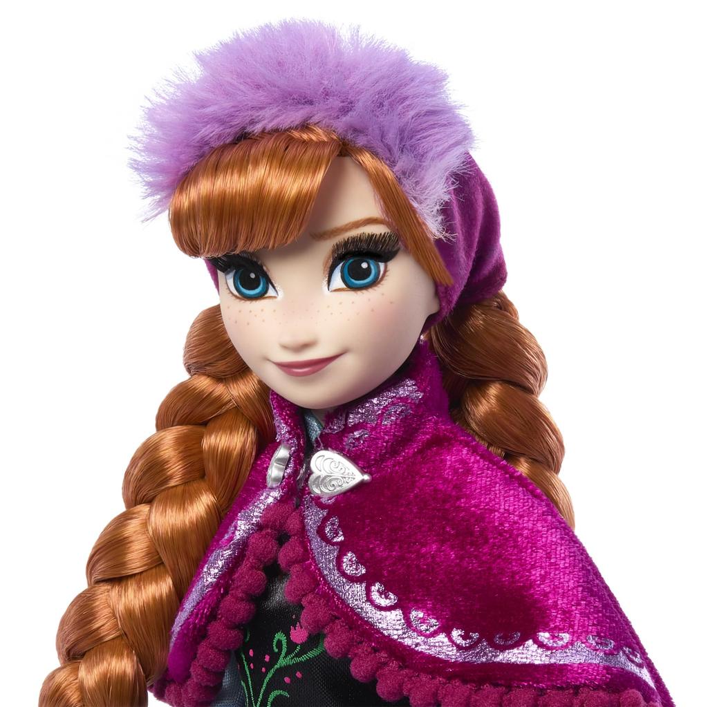 Mattel Disney Frozen Anna and Elsa Collector's Edition Celebrating 100 Years of Wonders, Disney Frozen Movie Gift for Kids and Collectors, HLX70