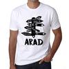 Men’s Vintage Tee Shirt Graphic T Shirt Time for New Advantures Arad White