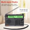 HanRongDa HRD-757 Multi-band Radio FM AM MW SW V.UHF AIR WB Portable Radio APP Control BT TF Music