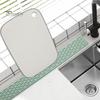 Narrow Long Silicone Non-slip Mat Heat-resistant Waterproof Drying Mat Multi-functional Kitchen Countertop Sink Rectangle Dishes Drainer Pad