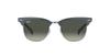 Sunglasses RB3507 CLUBMASTER ALUMINUM 924871 BRUSHED BLUE ON SILVER 51 [Ray-Ban]