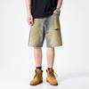 Denim Shorts Men's New Retro Ripped Loose Straight Summer Pants