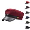 Men's And Women's Cap Vintage Beret Cap Flat Top Comfortable Breathable Cap