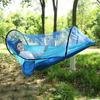 Camping Hammock with Gnats Net 200Kg Breathable Lightweight Portable Single Hammock with