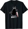 Murder Cat Funny Joke Humour Cat Lover Gift T Shirt