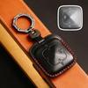 HALLMO Genuine Leather Car Key Case Cover for Zeekr 001/009