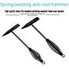 Spring Handle Welding Hammer 500g - Rust and Slag Removal Tool