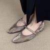 Pointed Toe Women Heeled Shoes Sexy Elegant Sandalias Fashion Dress Summer Woman 2025 Luxury Designer New Shallow Ladias Shoes