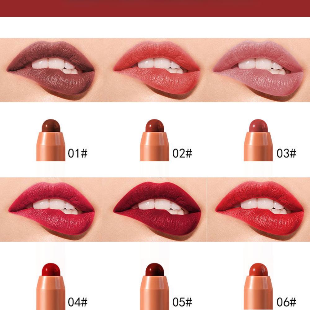 3Pcs/set Tinted Moisturizing Lipstick Matte Lip Glaze Lips & Cheeks Dual Use Lip Balm Long Lasting Moisture Lipstick Pencil