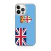 Coque iPhone - Fidji - Drapeau - Souple - Multicolore - TPU Transparent