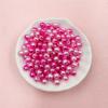 Handmade Illusion Colored Jewelry Accessories 100Pcs Beads Round Beads 6mm Straight Hole DIY Acrylic Women