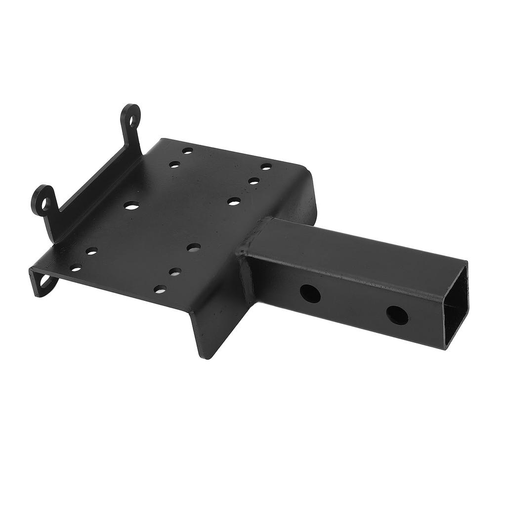 Universal Trailer Hitch Winch Mounting Plate with 2inch Receiver Winch Bracket Winch Mounting Plate for ATVs UTVs Lawn