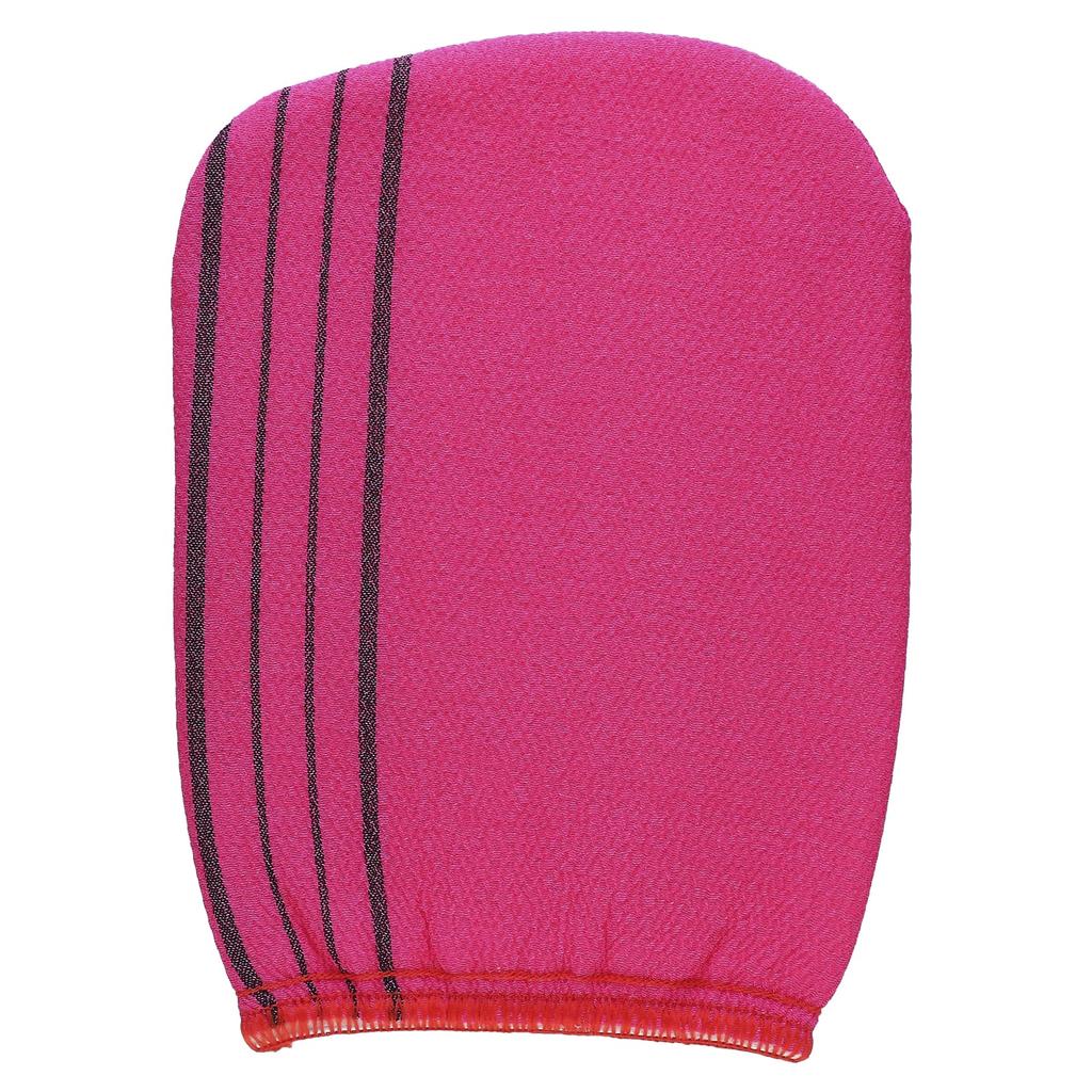 Exfoliating Towel Gloves, Red, 1 Count