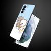 Funny Cartoon Cat Phone Case For Samsung Galaxy S22 Pro S21 S20 Ultra FE S10 Lite 5G S10E S9 S8 Plus Soft TPU Black Cover