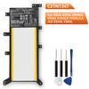 Replacement Laptop Battery C21N1347 For ASUS X555 x555LA X555LD X555LN A555L Y583L R556L R557L F555L K555L With Tools