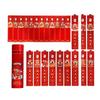 12Pcs/Set Chinese Style Draw Lots Red Envelope Lucky Draw Red Pockets  Spring Festival Gift