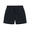 Li Ning Sports Lifestyle Series Solid Color Loose Drawstring Casual Shorts Women Shorts Black AKST222-6