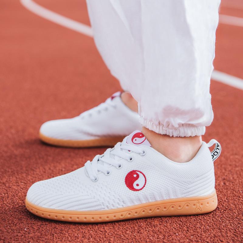 Tai Chi Shoes Women's and Men's Spring and Summer Summer Breathable Mesh Beef Tendon Sole Tai Chi Sports Shoes Taoist Martial Arts Training Shoes