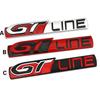 GT Line Car Sticker Metal Emblem Decal Badge for GT RCZ 508 3008 5008 KIA Forte Optima Picanto Sorento Renault Megane