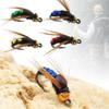 Artificial Brass Bead Head Fast Sinking Worm Bait Fishing Lure Insect Scud Fly Bug