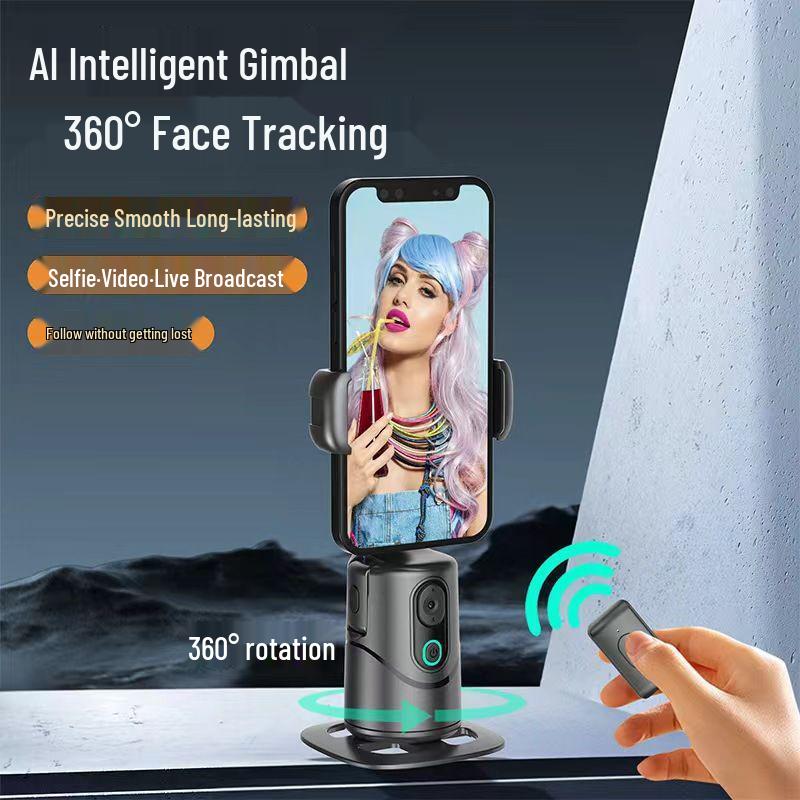 360° AI Face Tracking Selfie Gimbal Stabilizer for Smartphones