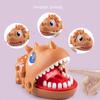 Triceratops Shape Dinosaur Bite Fingers Toy Safe Hand-biting Dinosaur  Birthday Gift