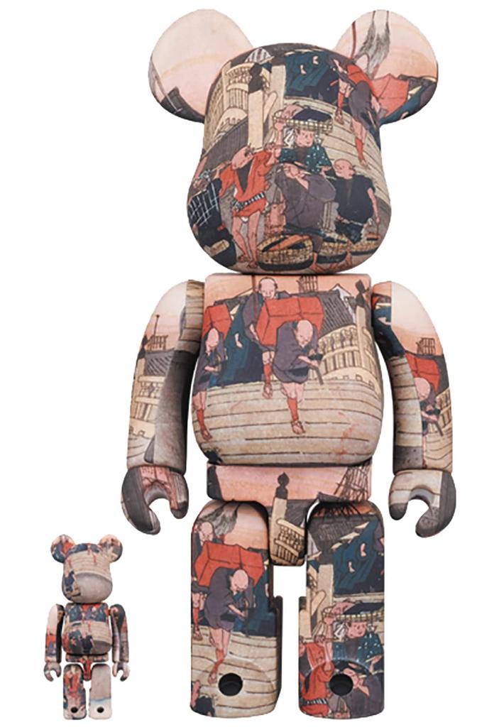 Medicom Tokaido Nihonbashi 53 Station 100% & 400% Be@rbrick 2-Pack