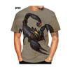 New Summer 3d Printed T Shirts Fashion Sweatshirt New Trend Animal Scorpion Pattern Tops Streetwear Scorpion Plus Size T-shirts