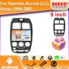 2 Din Android Car Radio Multimedia Player For Hyundai Accent (LC), Verna 1999-2005  Stereo CarPlay Wireless Gps Tracker Head Unit