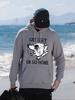 Get Ugly Or Go Home Raccoon Printing Mens Hoodies Autumn Pocket Hoody Fleece All-Match Hoodie Loose Comfortable Male Sportswear