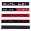 2pcs/lot 3D Metal 5.7L LS1 Car Emblem Auto Badge Rear Trunk NamePlate Stickers Side Fender Decal
