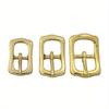 Solid Brass Belt Buckle Tri Glide Middle Center Bar Buckle for Leather Craft Bag Strap Garment Belt Luggage Hardware Accessories