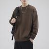 Autumn Round Neck Heavy Sweater Men'S Loose Large Size Long Sleeve Trendy Clothes Casual Pullover Top Trendy Brand
