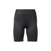 Retro High-Waisted Solid Color Sports Shorts Women Shorts Black HT6161