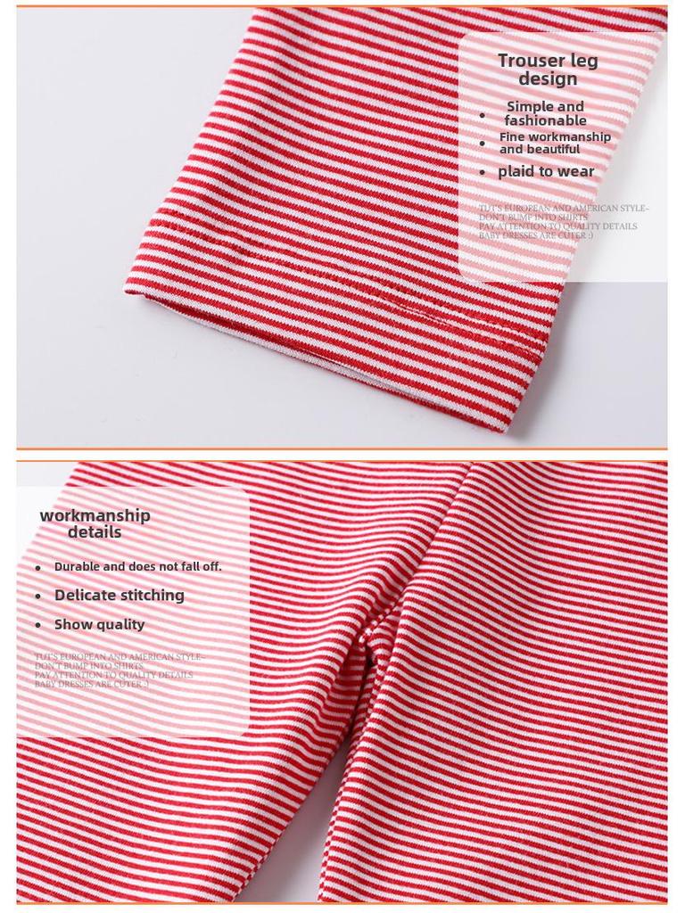 Embroidery Cartoon Leggings for Girls - Spring/Summer Thin Tights for Kids