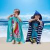 Fashion Newborn Wrap Blanket Cartoon Child Kid Hooded Cloak Infant Bathrob Baby Bath Towel Robe Cotton Boy Girl Beach Robe Unicorn Cap