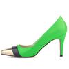 Women All-match Sexy High Heels Shoes Pointed Toe Leather Pumps Wedding Party Stilettos Shoes Shoe